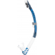 - ALPHA ULTRA DRY SNORKEL SIL. CLEAR/TUBE BLUE AZURE
