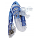 - ALPHA ULTRA DRY SNORKEL SIL. CLEAR/TUBE BLUE AZURE