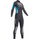 - MOREA LADY MONOPIECE WETSUIT BLACK/TURQUOISE 3mm L/4