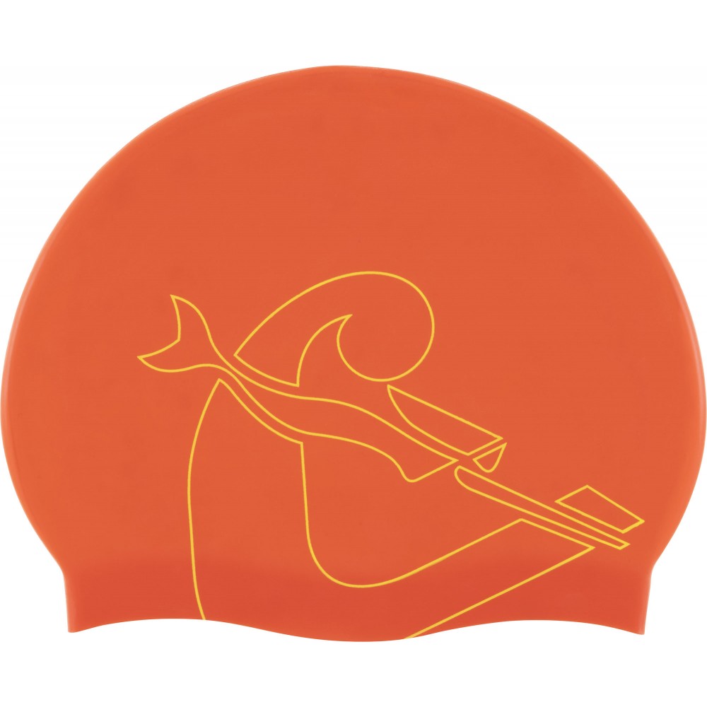 - RICKY JR SWIM CAP RED/YELLOW