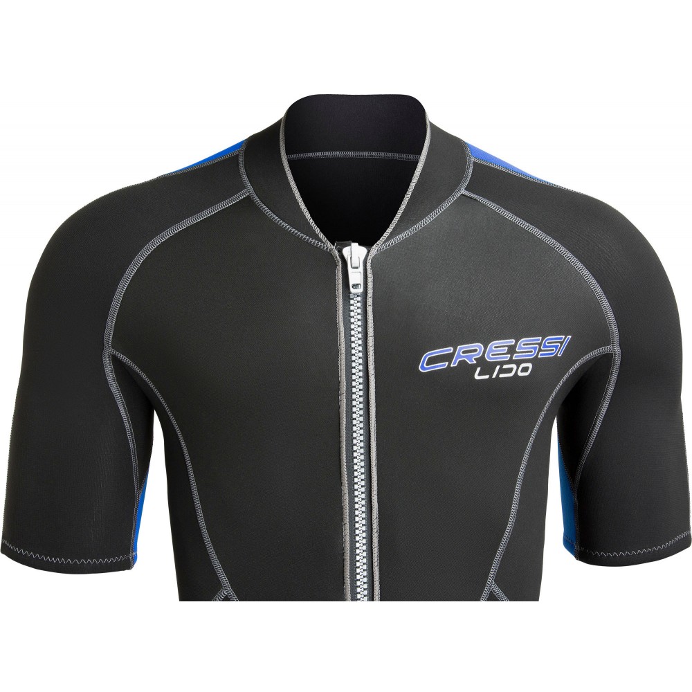 - LIDO MAN SHORTY WETSUIT BLACK/BLUE 2mm M/3