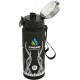 - H2O FROSTED OCTOPUS WATER BOTTLE 600 ml BLACK