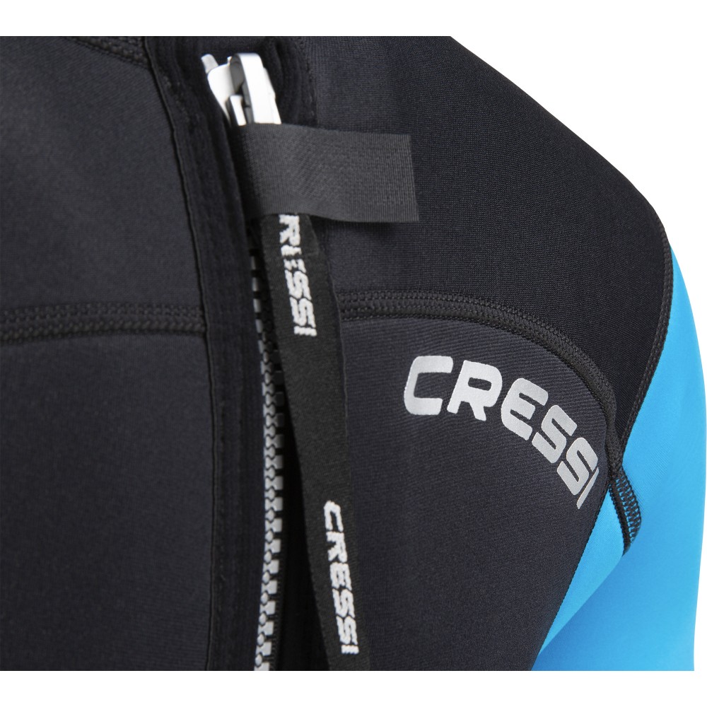 - MED X LADY SHORTY WETSUIT BLACK/LIGHT BLUE/GREY 2.5mm 2XL/6