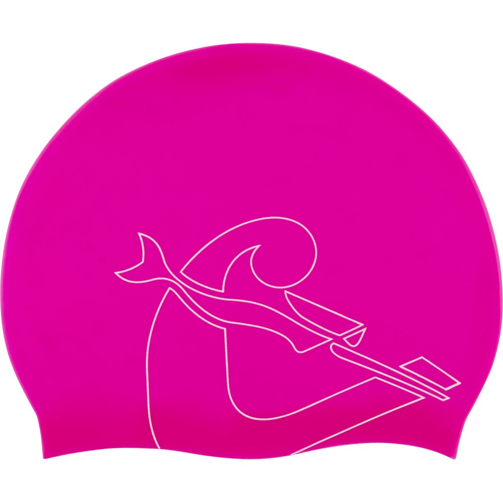 - EDDIE SWIM CAP PINK/WHITE