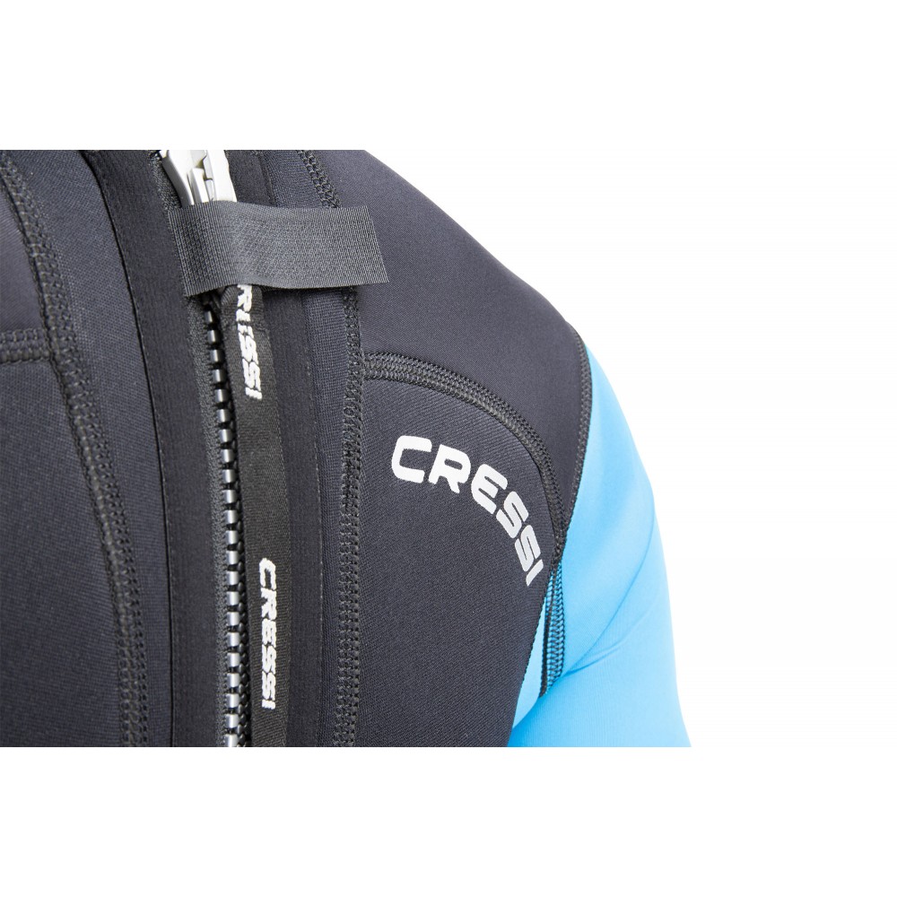 - MOREA LADY MONOPIECE WETSUIT BLACK/TURQUOISE 3mm L/4