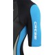 - MED X LADY SHORTY WETSUIT BLACK/LIGHT BLUE/GREY 2.5mm 2XL/6