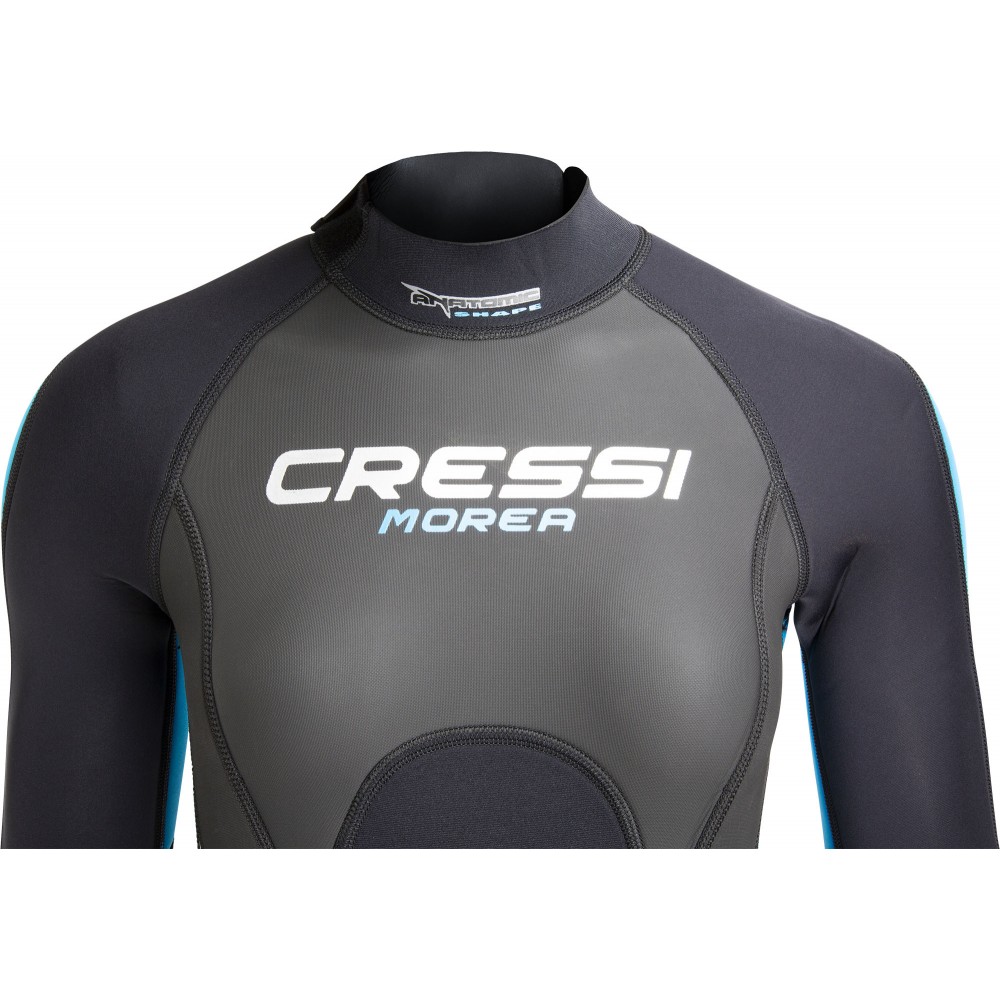 - MOREA LADY MONOPIECE WETSUIT BLACK/TURQUOISE 3mm L/4