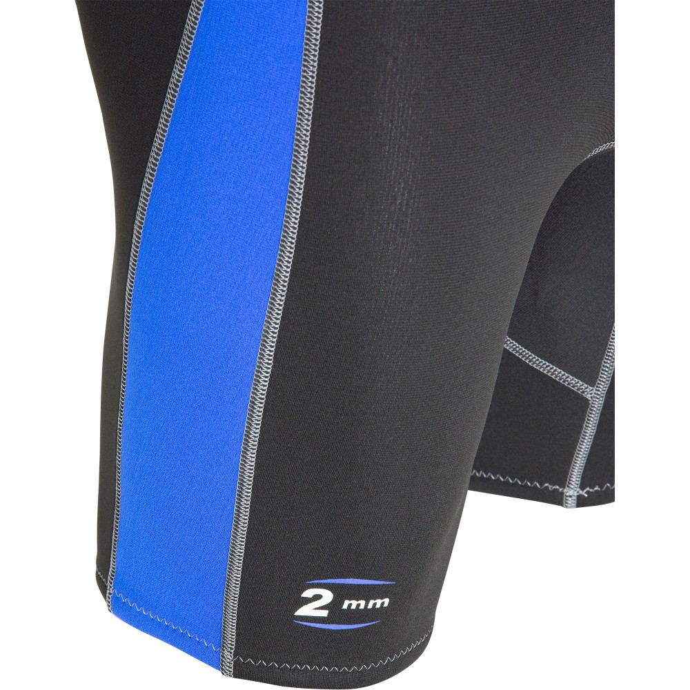 - LIDO MAN SHORTY WETSUIT BLACK/BLUE 2mm M/3