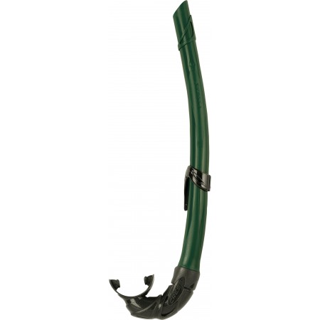 CORSICA SNORKEL SIL. BLACK/TUBE GREEN