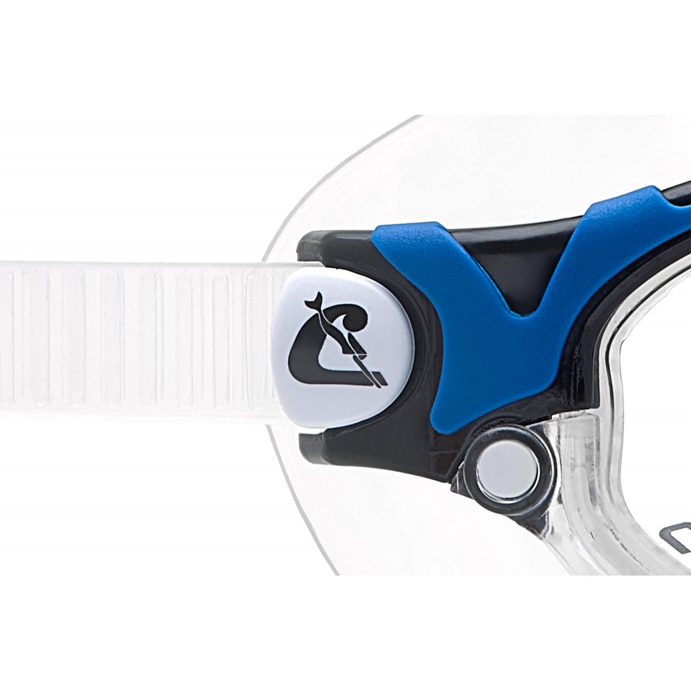 - SKYLIGHT GOGGLES SIL CLEAR/FRAME BLACK BLUE