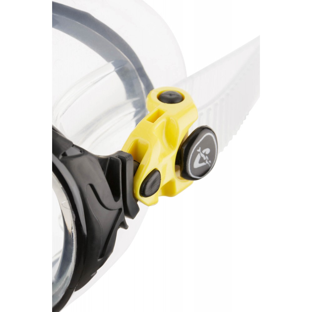 - BIG EYES EVOLUTION MASK SIL CLEAR/FRAME YELLOW
