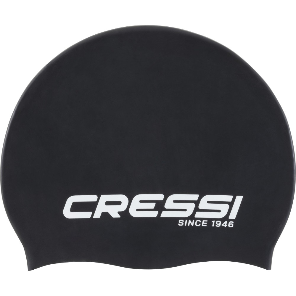- EDDIE SWIM CAP BLACK/WHITE
