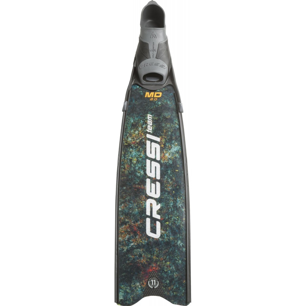 - GARA TURBO CARBON FINS MD GREEN CAMOU 42/43