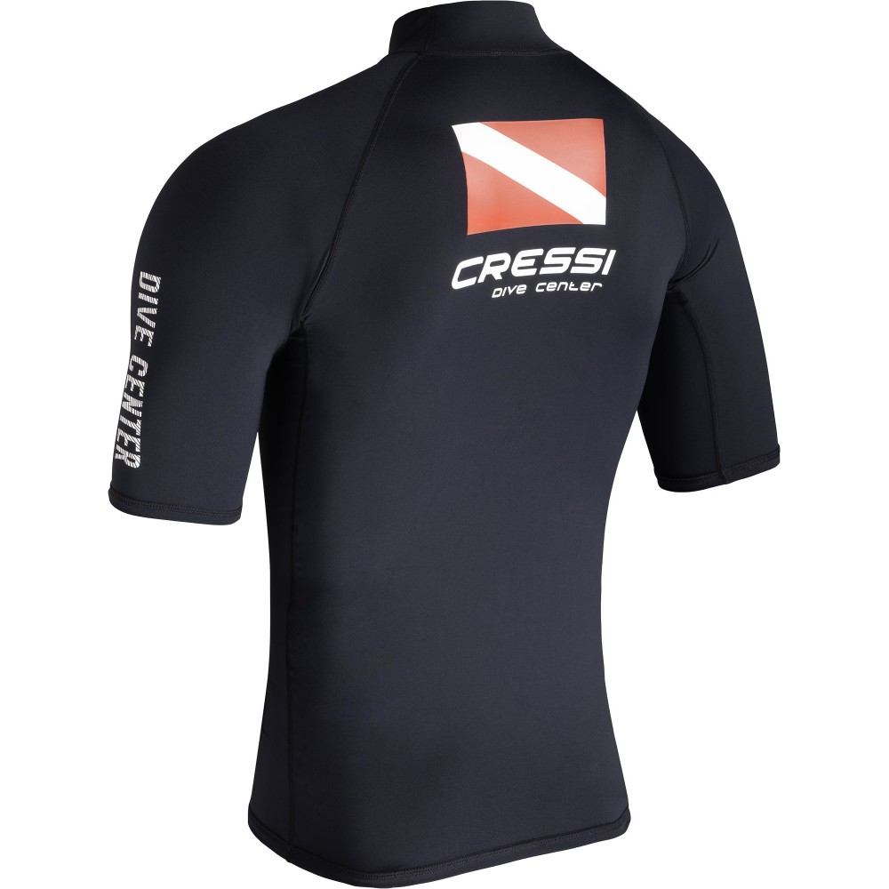 - DIVE CENTER MAN RASH GUARD SHORT/SL BLACK 2XL/6 (56)