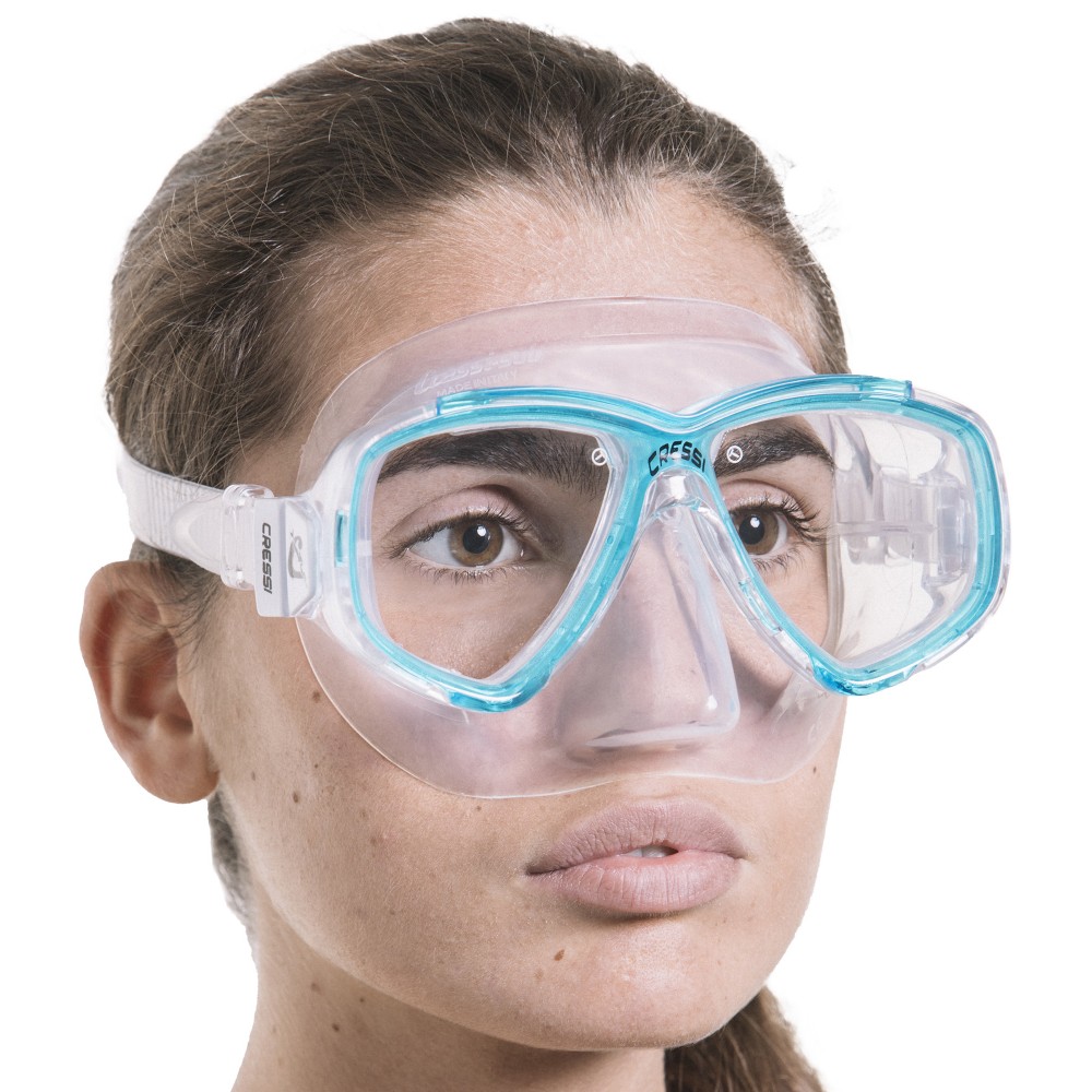 - PERLA MASK CLEAR/AQUAMARINE