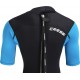- MED X LADY SHORTY WETSUIT BLACK/LIGHT BLUE/GREY 2.5mm 2XL/6