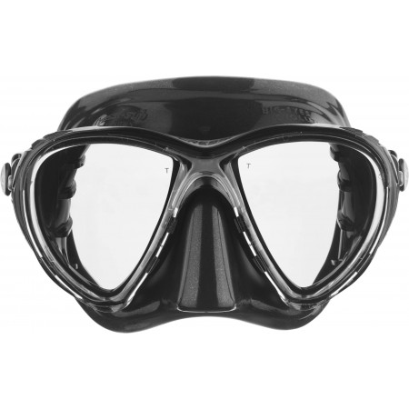 BIG EYES EVOLUTION MASK BLACK/BLACK SPECTRA MIR. LENSES SILV