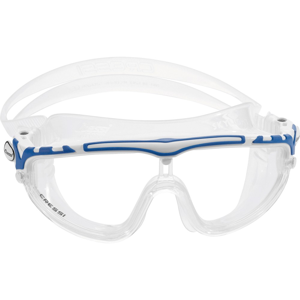 - SKYLIGHT GOGGLES SIL CLEAR/FRAME WHITE BLUE
