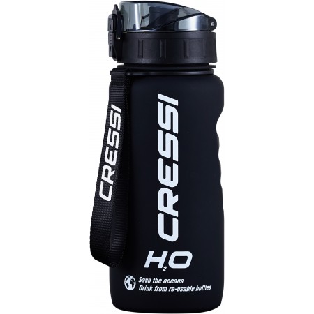 H2O FROSTED WATER BOTTLE 600 ml BLACK