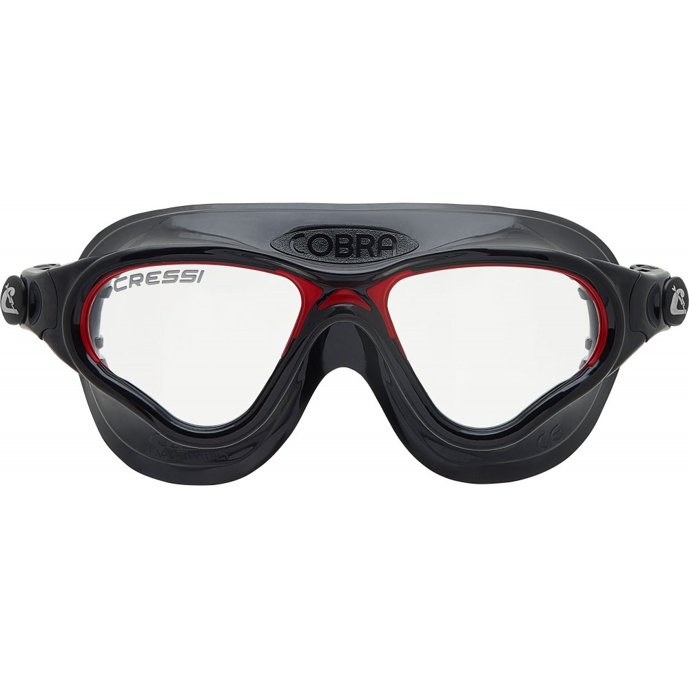 - COBRA XP GOGGLES BLACK/BLACK/RED