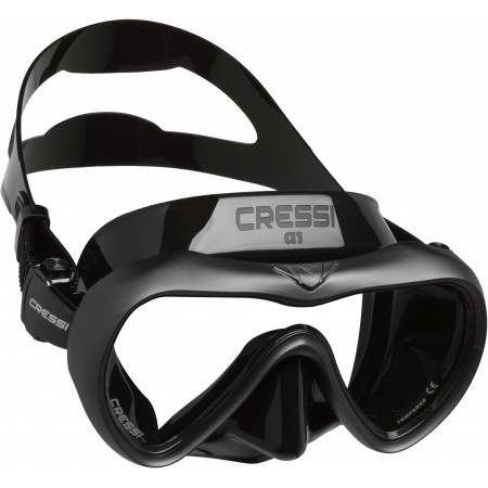 A1 MASK BLACK/GRAPHITE CLEAR LENS ANTI FOG