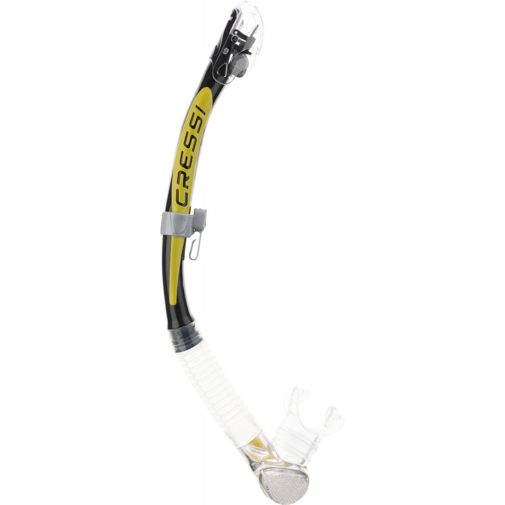 - ALPHA ULTRA DRY SNORKEL SIL. CLEAR/TUBE BLACK YELLOW