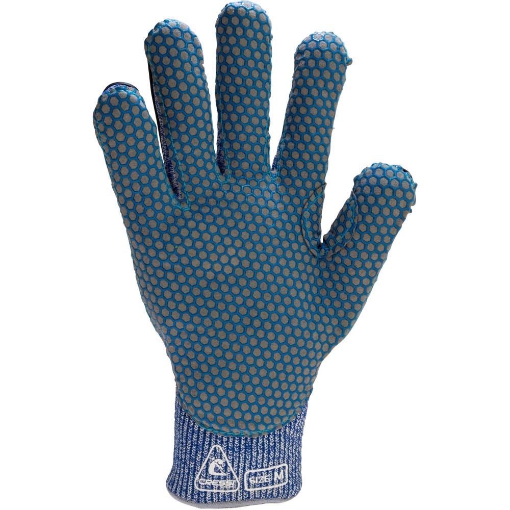 - HEX GRIP GLOVES - BLUE L