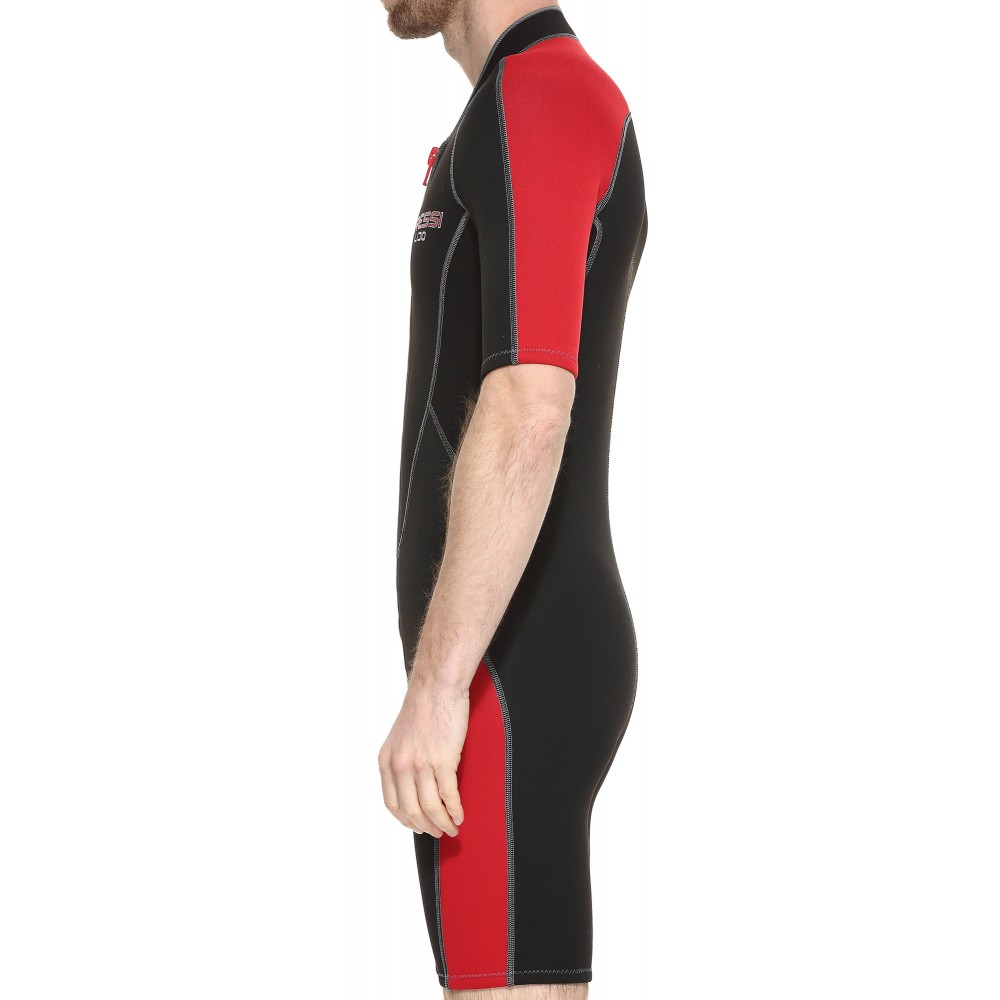 - LIDO MAN SHORTY WETSUIT BLACK/RED 2mm XL/5