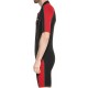 - LIDO MAN SHORTY WETSUIT BLACK/RED 2mm XL/5