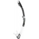 - ALPHA ULTRA DRY SNORKEL SIL. CLEAR/TUBE BLACK SILVER