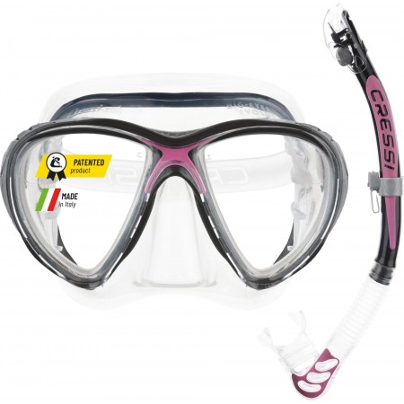 BIG EYES EVO MASK + ALPHA UD COMBO CLEAR/PINK