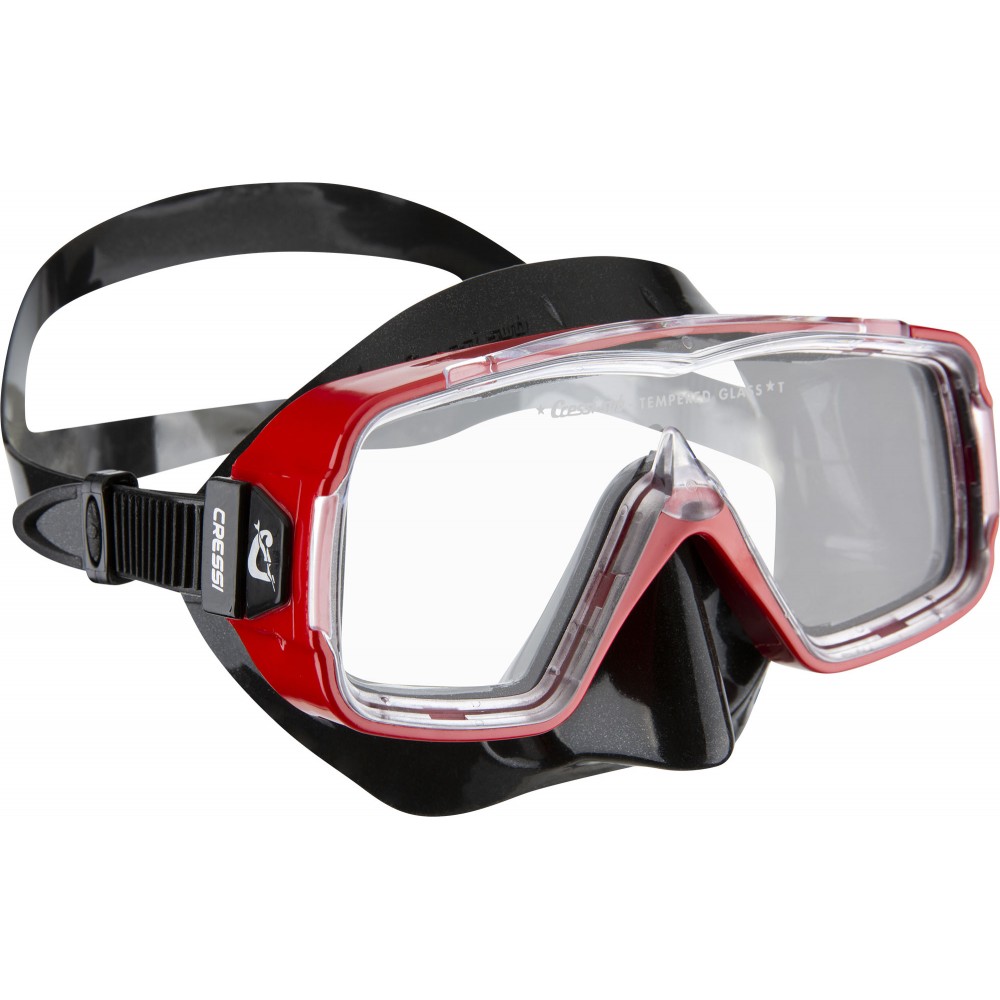 - SIRENA MASK SIL BLACK/FRAME RED