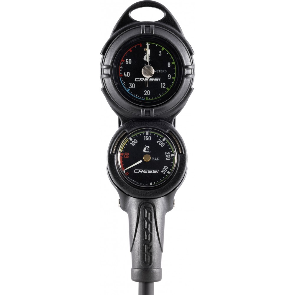 - CONSOLE PD2 PRESSURE+DEPTH GAUGE VALE 300 C BLACK M/BAR