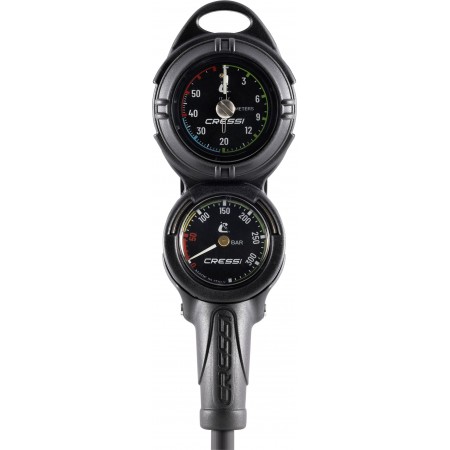 CONSOLE PD2 PRESSURE+DEPTH GAUGE VALE 300 C BLACK M/BAR
