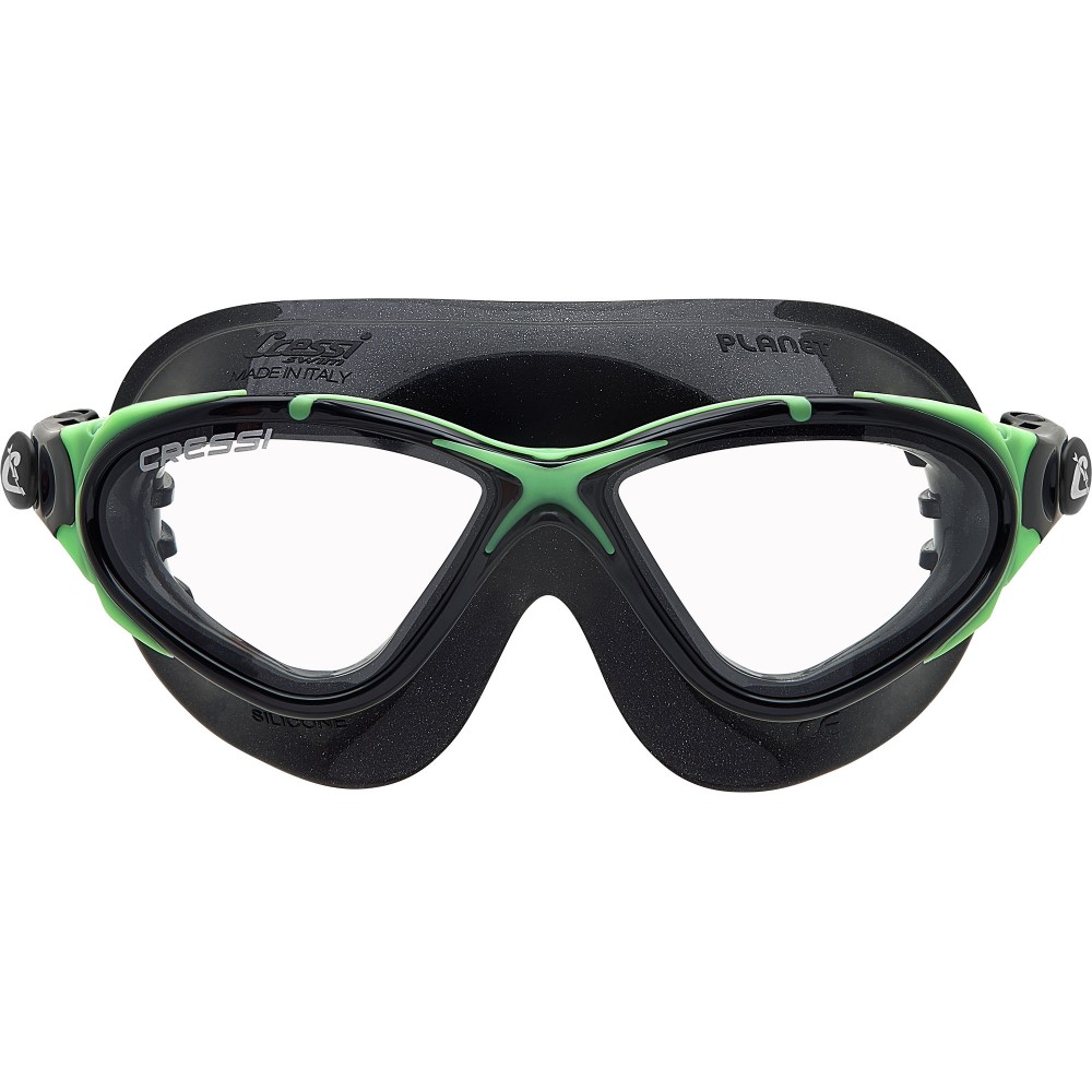 - PLANET GOGGLES SIL BLACK/FRAME LIME BLACK