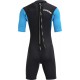 - MED X LADY SHORTY WETSUIT BLACK/LIGHT BLUE/GREY 2.5mm 2XL/6