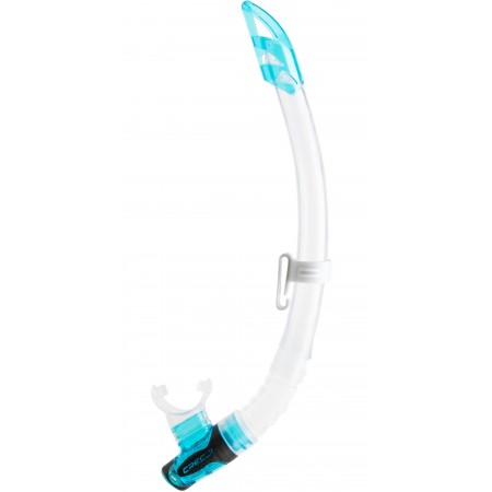 GAMMA SNORKEL SIL. CLEAR/TUBE AQUAMARINE