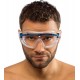 - SKYLIGHT GOGGLES SIL CLEAR/FRAME BLACK BLUE
