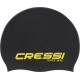 - EDDIE SWIM CAP BLACK/YELLOW