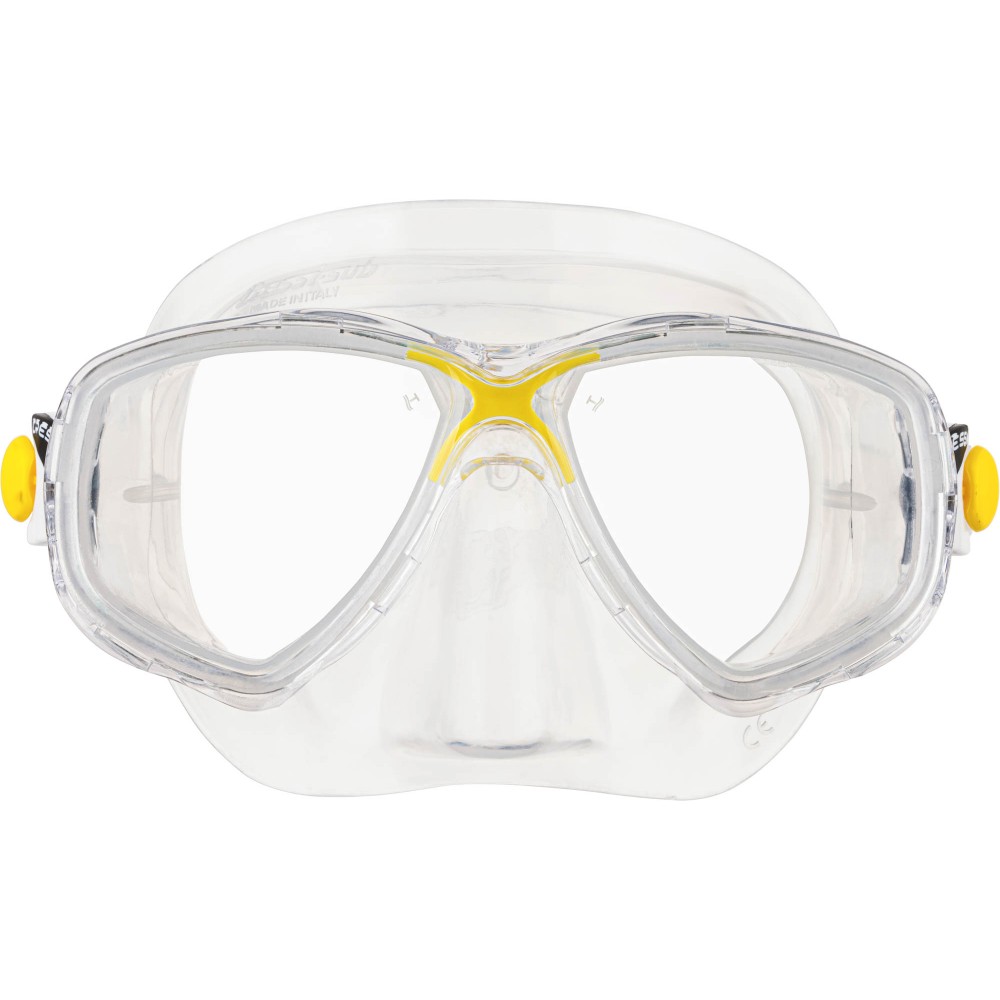- MAREA MASK SIL CLEAR/YELLOW