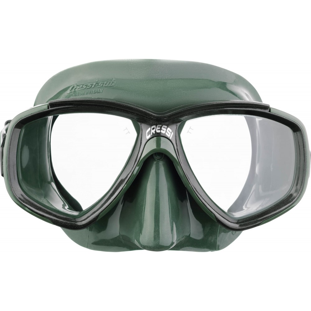 - PERLA MASK SIL GREEN/FRAME BLACK