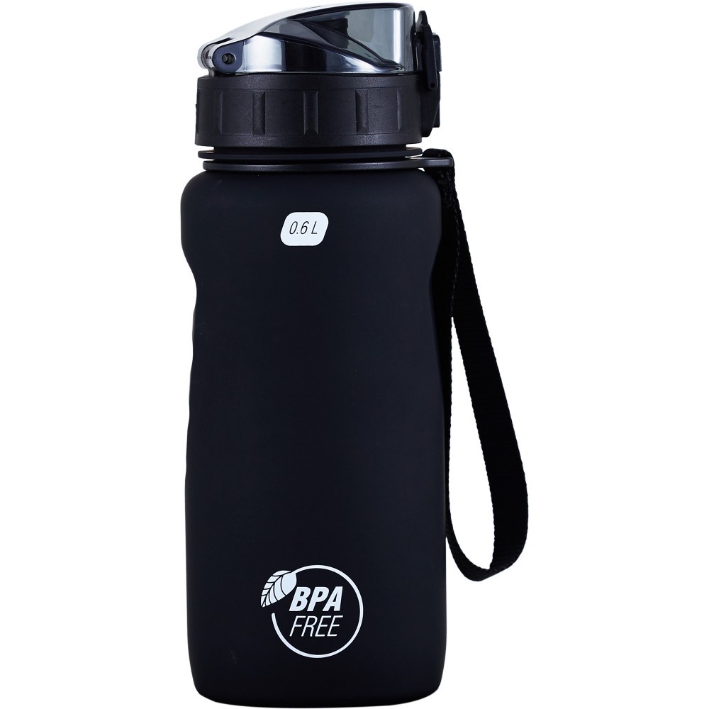 - H2O FROSTED WATER BOTTLE 600 ml BLACK