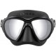 - QUANTUM MASK BLACK/BLACK SPECTRA MIRRORED LENS SILVER