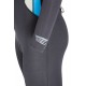 - MOREA LADY MONOPIECE WETSUIT BLACK/TURQUOISE 3mm L/4