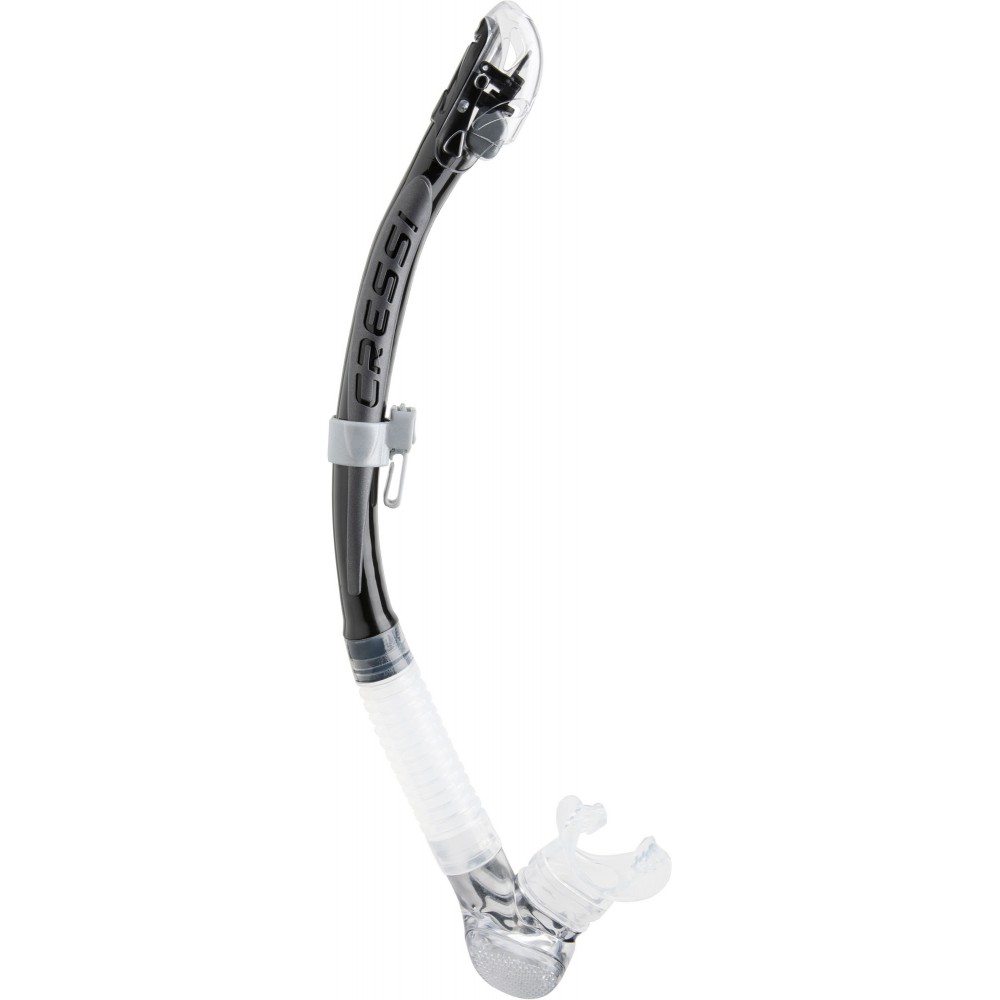 - ALPHA ULTRA DRY SNORKEL SIL. CLEAR/TUBE BLACK SILVER