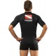 - DIVE CENTER MAN RASH GUARD SHORT/SL BLACK 3XL/7 (58)