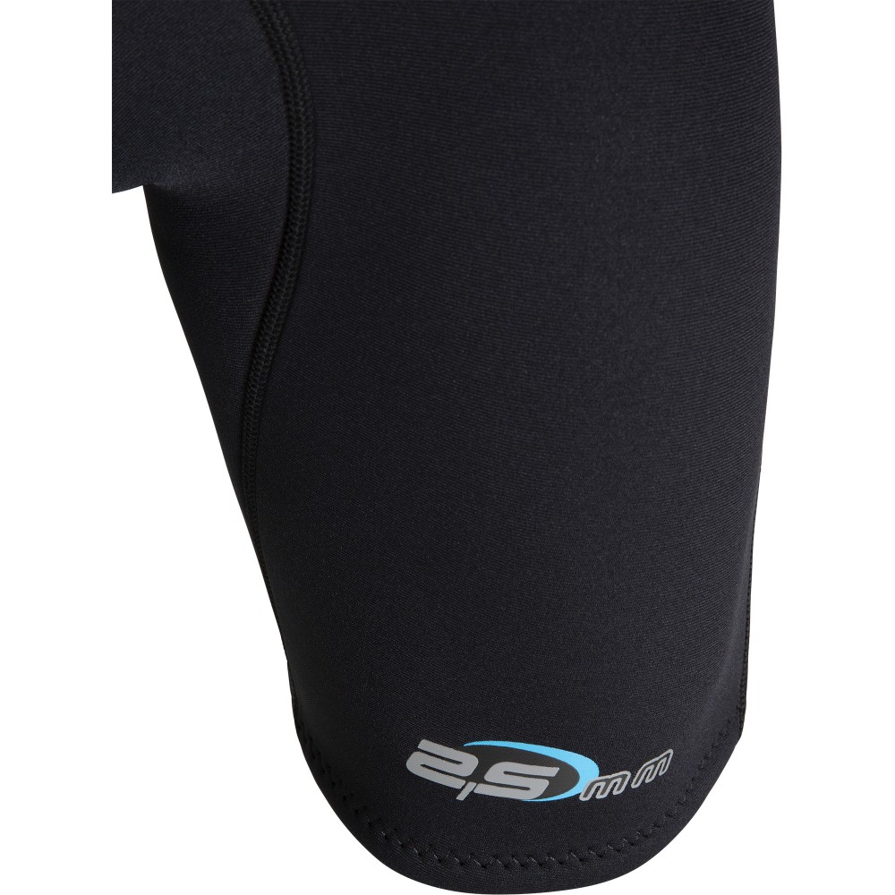- MED X LADY SHORTY WETSUIT BLACK/LIGHT BLUE/GREY 2.5mm 2XL/6