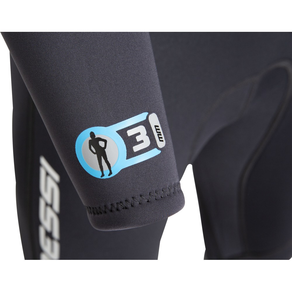 - MOREA LADY MONOPIECE WETSUIT BLACK/TURQUOISE 3mm L/4