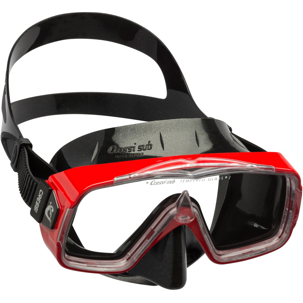 - SIRENA MASK SIL BLACK/FRAME RED