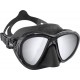 - QUANTUM MASK BLACK/BLACK SPECTRA MIRRORED LENS SILVER